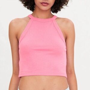 Zara sleeveless crop Pink Top